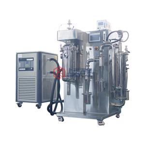 Small experimental closed spray drier